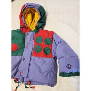 Vintage Brambilla Jacket 1980’s Toddler Unisex Sz 2 Retro 80% Down Puffer Rare